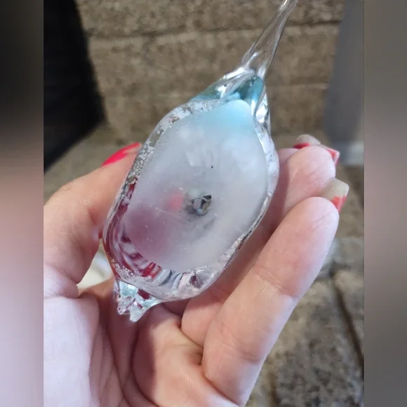 Glass Fish Paperweight Nautical Tropical Set Of 4 Paperweights - Picture 4 of 15